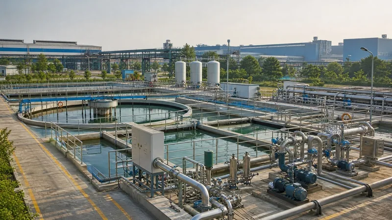 Process water treatment plant at Palej